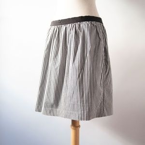 Club Monaco Striped Mini Skirt